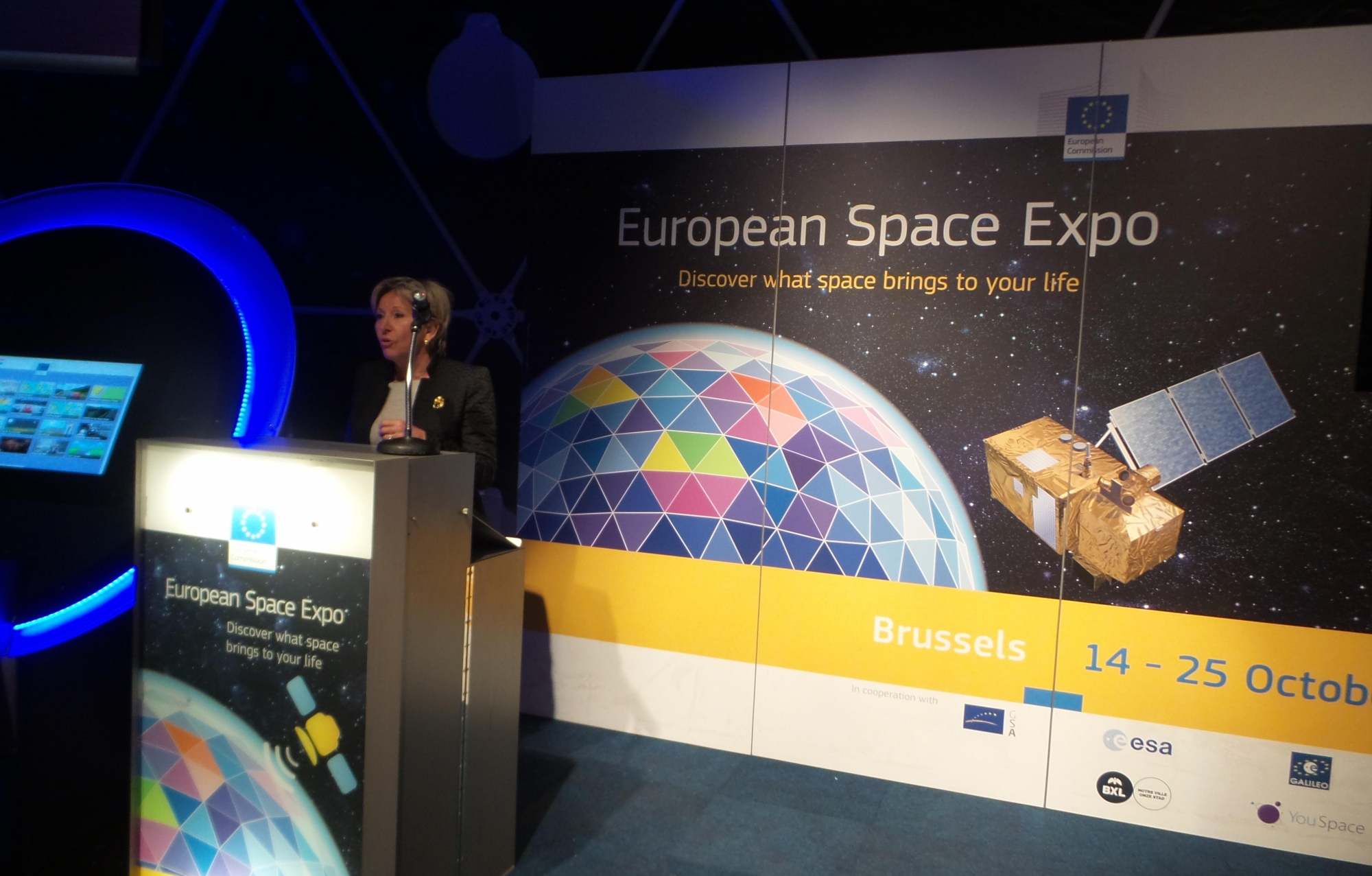 Cérémonie d'ouverture de l'European Space Expo