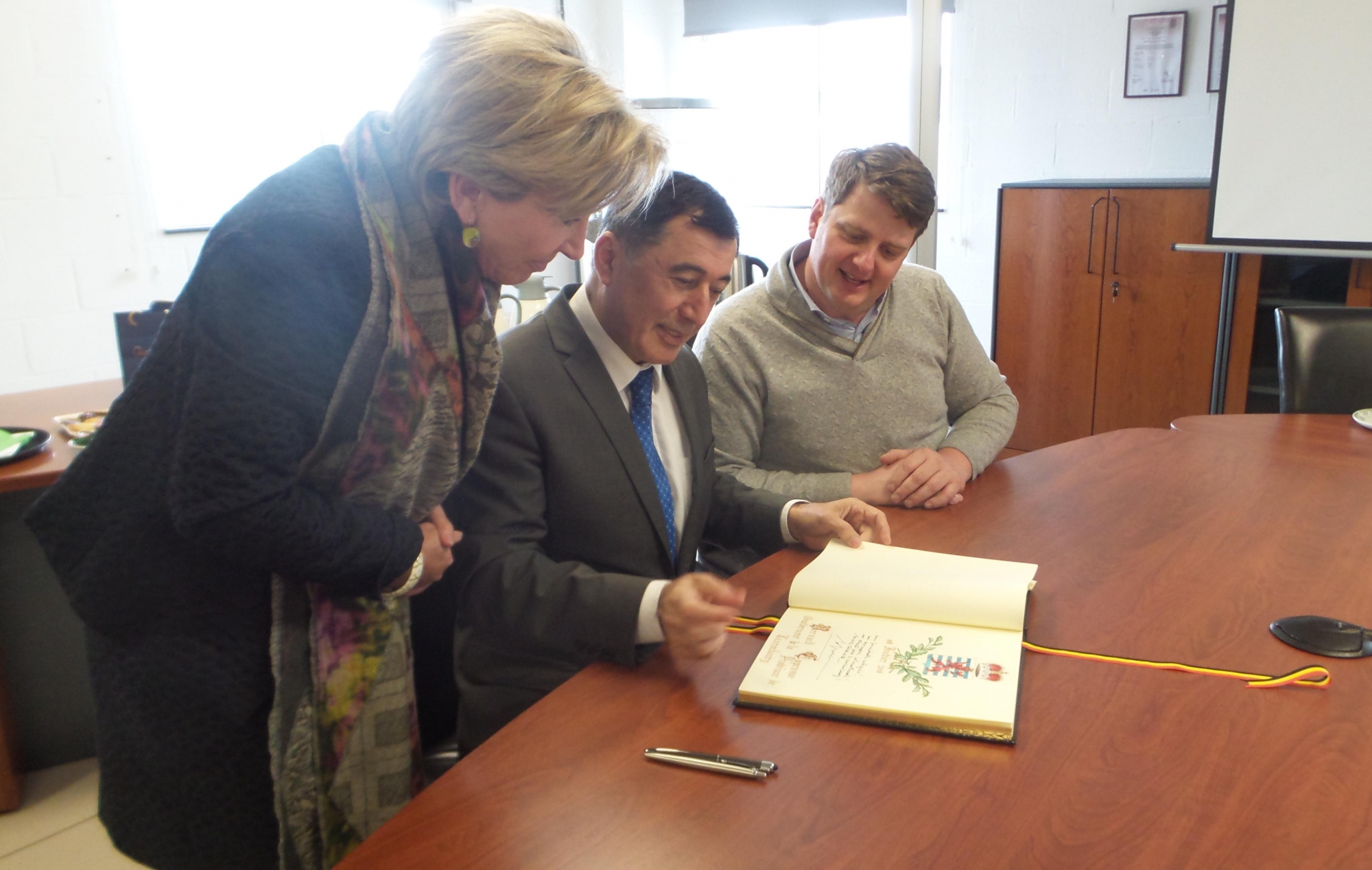 Visite de l'ambassadeur d'Uzbekistan en Province de Luxembourg