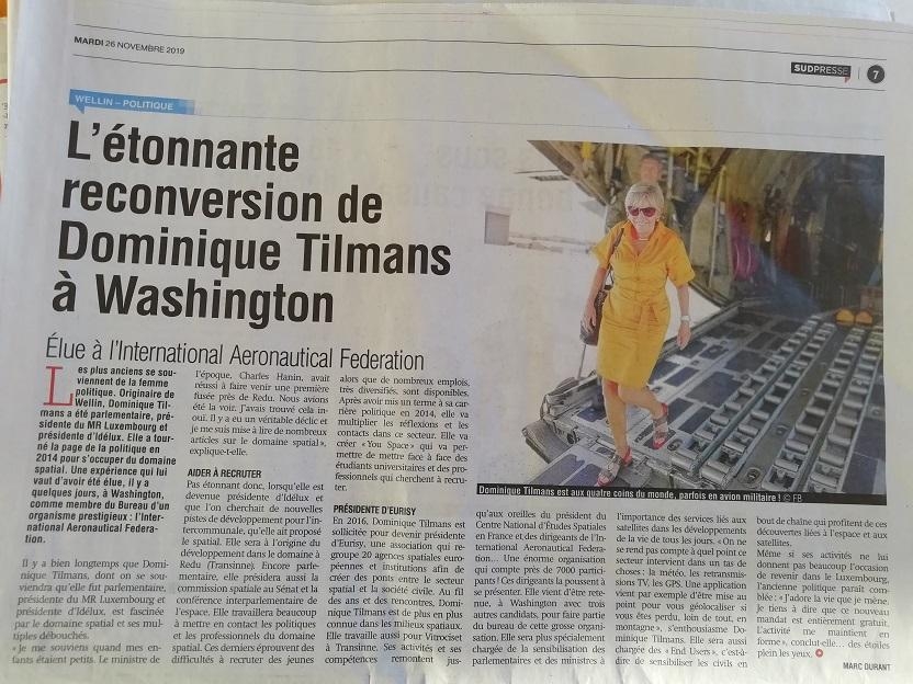 L'étonnante reconversion de Dominique à Washington - presse L'étonnante reconversion de Dominique à Washington - presse