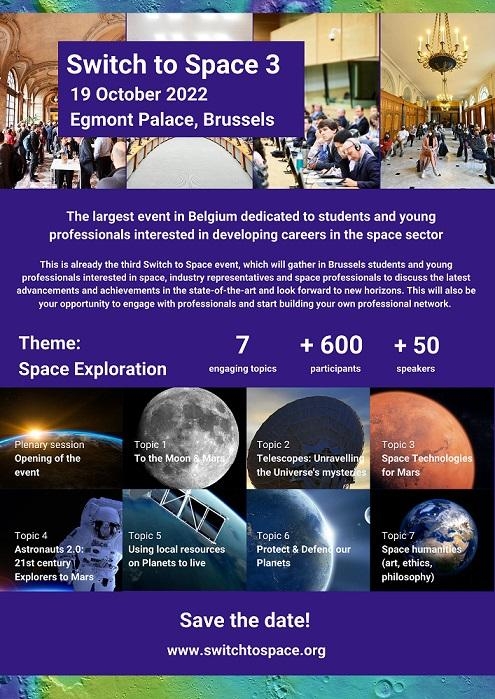 Switch to Space 3 - 19 October Palais Egmont - Brussels